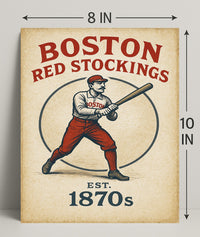 Boston Red Stockings  Est. 1870s Poster PosterGoat