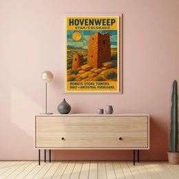 Hovenweep Ancient Stone Towers Poster
