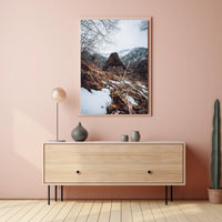 Winter Mountain Retreat Poster