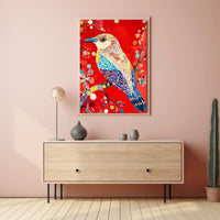 Vibrant Bird Wall Art Poster Decorative Print