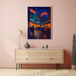 Neon Nights in Mokum Poster