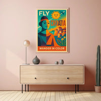 Vibrant Croatia Travel Poster for Cultural Exploration PosterGoat