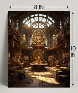 The Steampunk Observatory Poster
