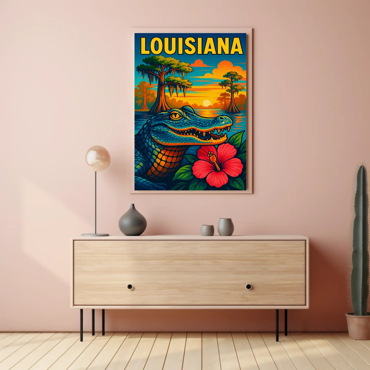 Louisiana Wildlife Poster