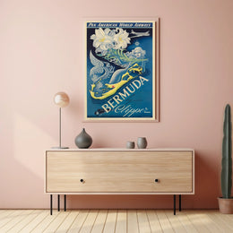 Bermuda By Clipper Poster