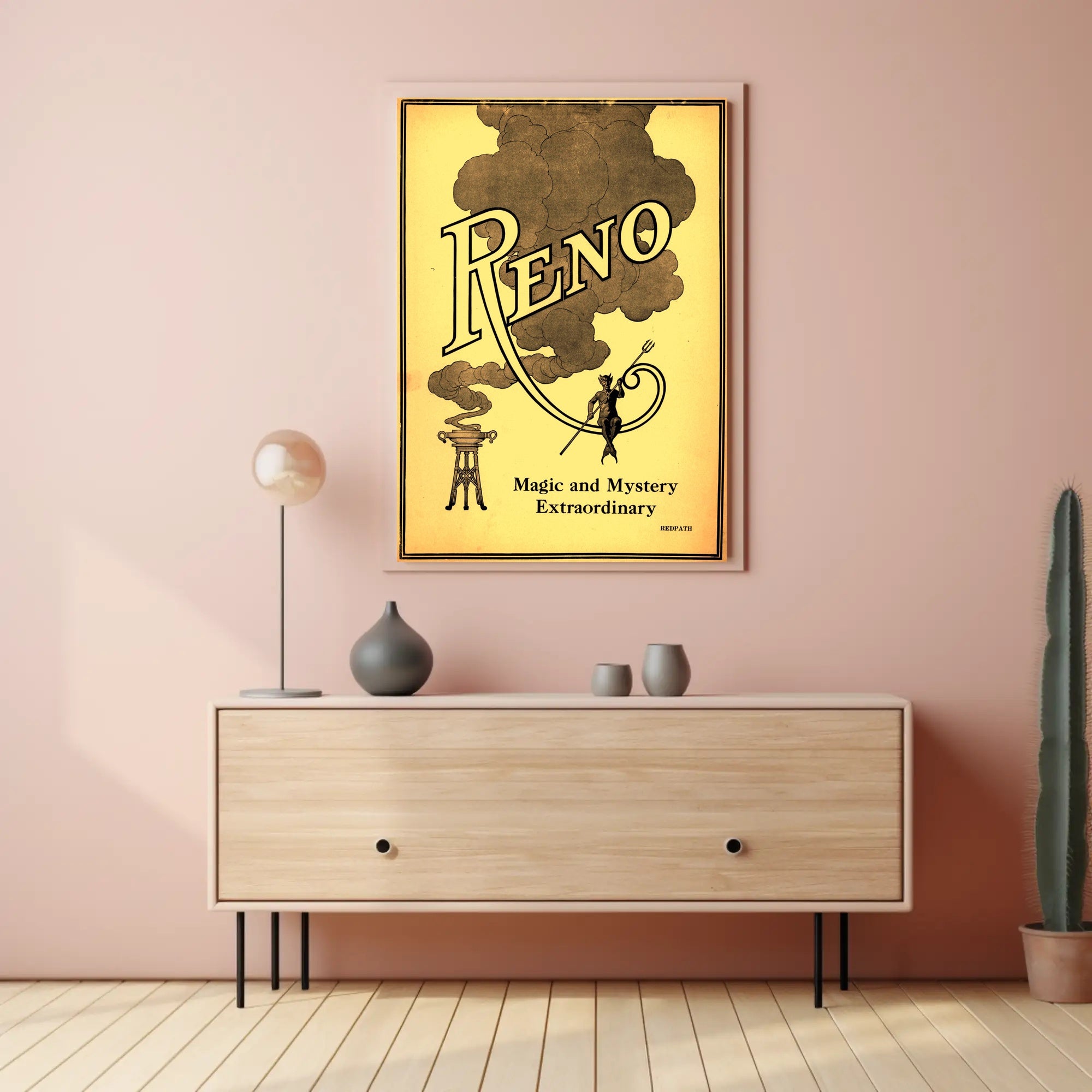 Magic and Mystery Vintage Artistic Cultural Heritage Poster