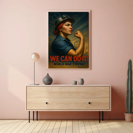 We Can Do It World War II Effort Poster