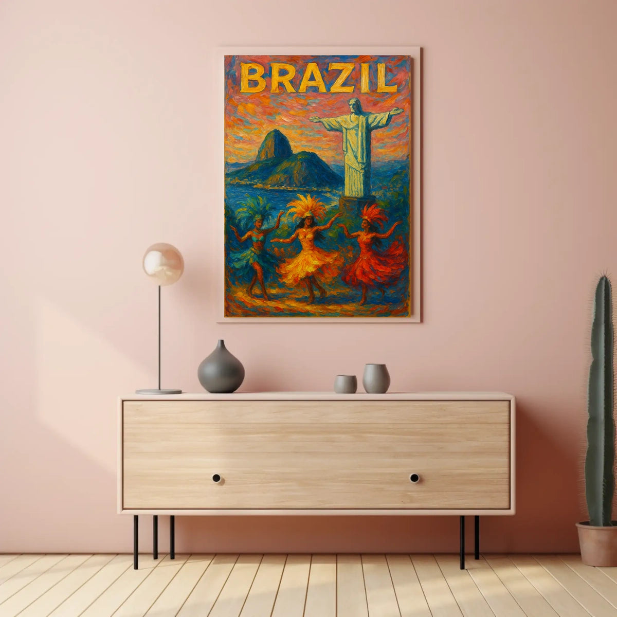 Brazil A Vibrant Celebration Poster 18x24 Wall Art