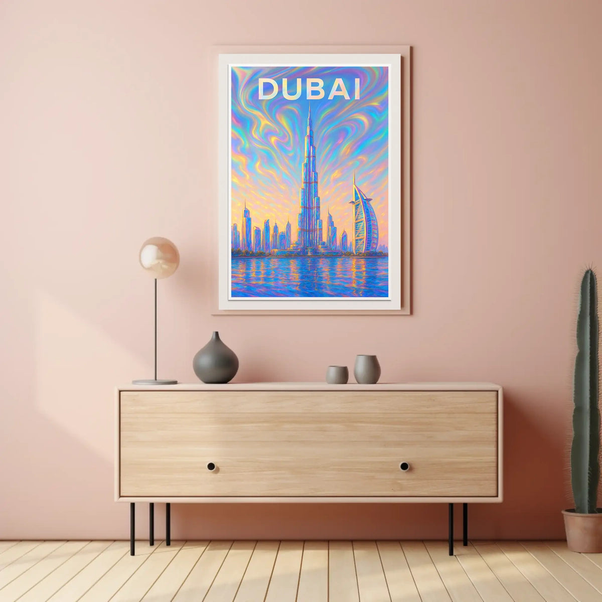 Dubai Skyline Poster