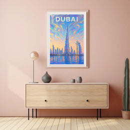 Dubai Skyline Poster