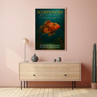 Scorpionfish Salt Water Beauty Poster