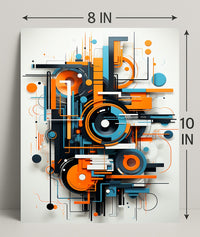 Geometric Abstraction Abstract Poster PosterGoat