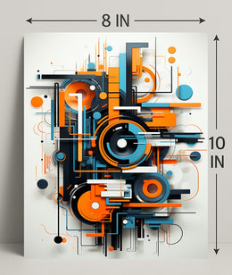 Geometric Abstraction Abstract Poster PosterGoat