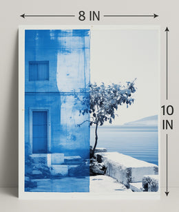 Serene Coastal Reflection Poster