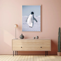 Penguin On Ice Poster