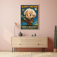 Albert Einstein Relativity Vintage Collectors Poster