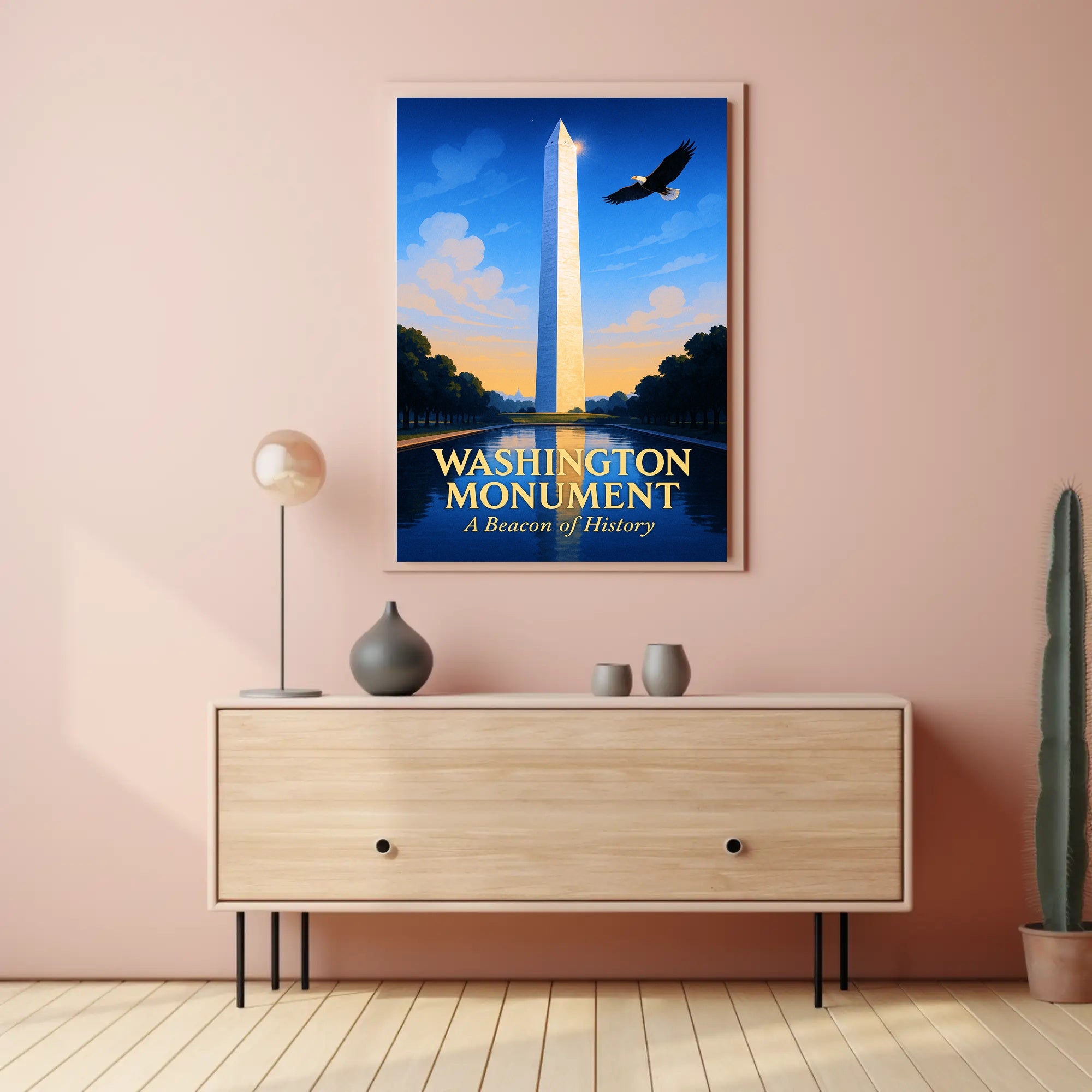 Washington Monument A Beacon of History Poster