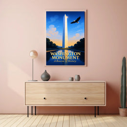 Washington Monument A Beacon of History Poster