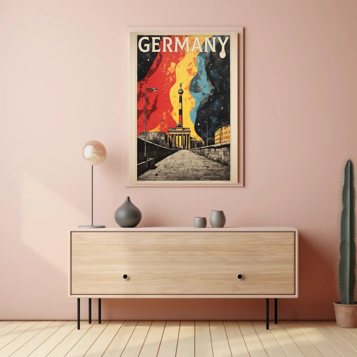 Germany Vibrant Pathway Poster