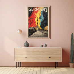 Germany Vibrant Pathway Poster