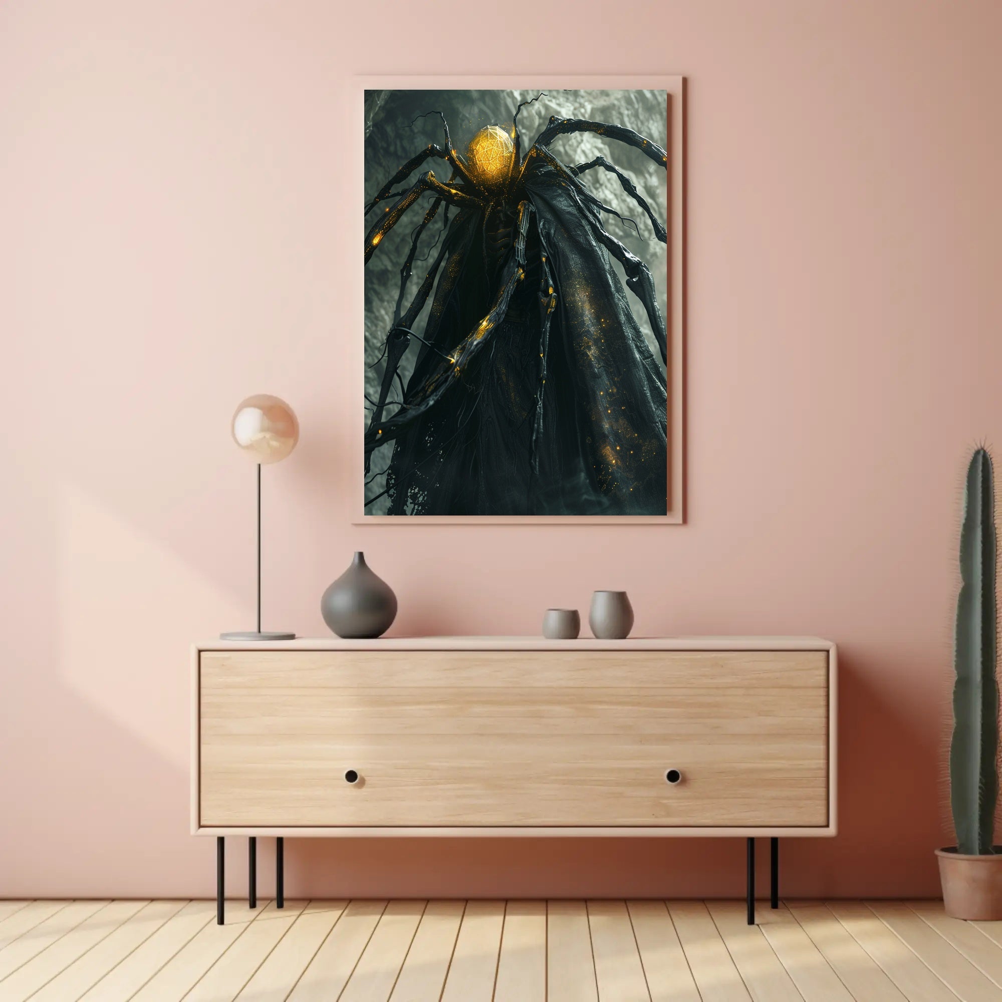 Mystical Cloaked Entity in a Fantasy or Mythology Poster PosterGoat