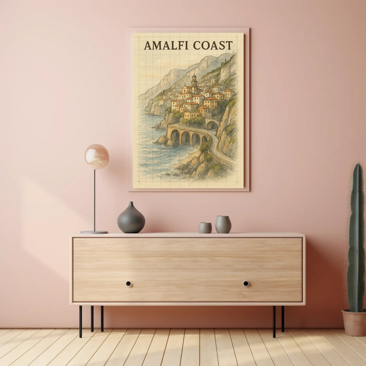Amalfi Coast Scenic Beauty Poster
