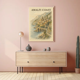 Amalfi Coast Scenic Beauty Poster