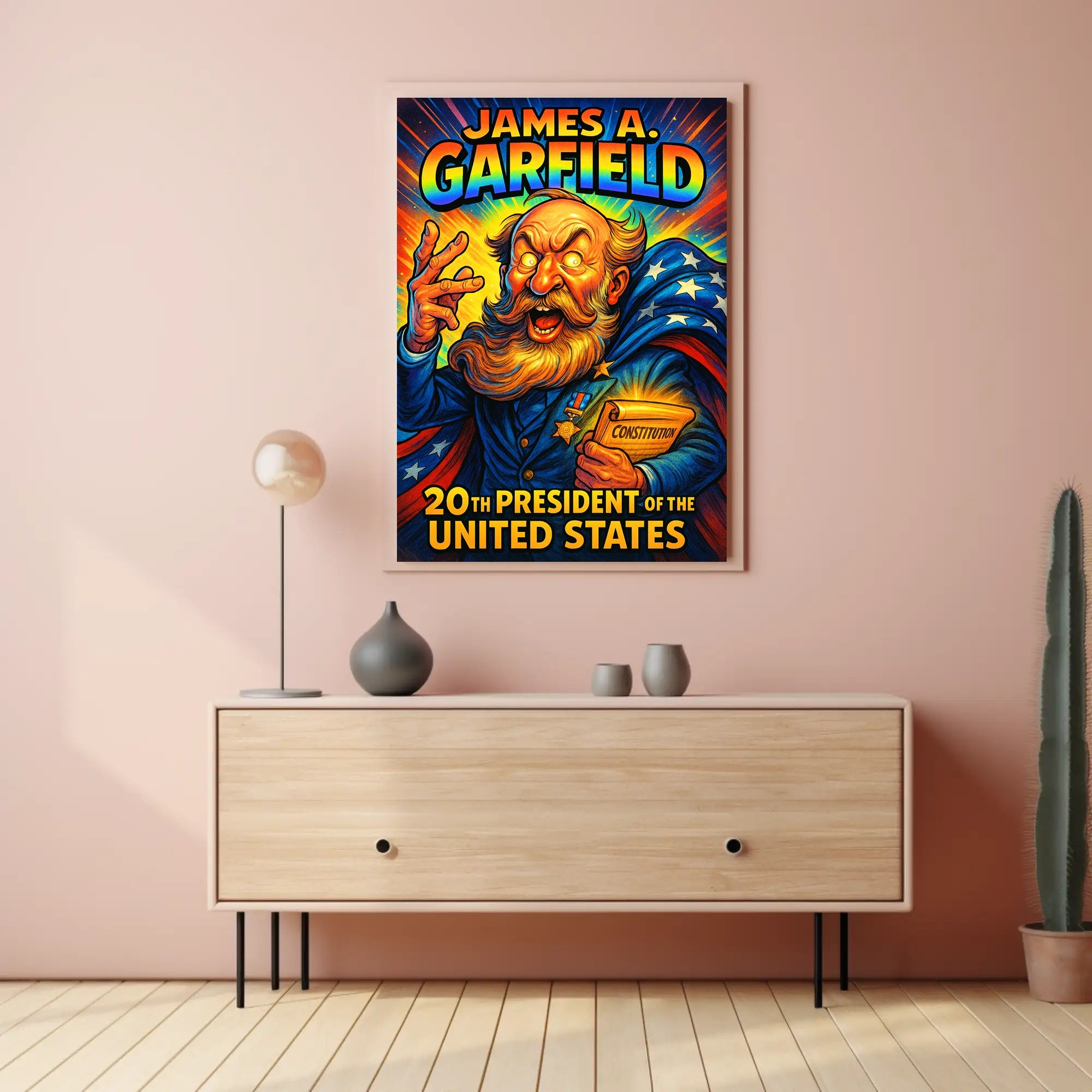 James A. Garfield 20th President Poster PosterGoat