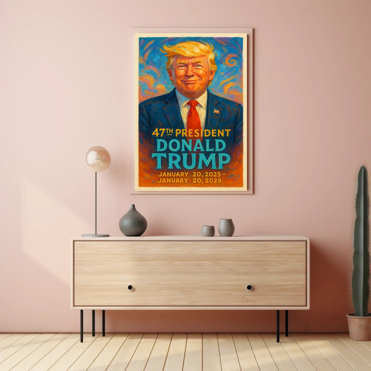 Trump Vision Triumph Patriotic Pop Art Poster