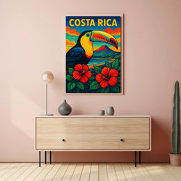 Costa Rica Travel Poster