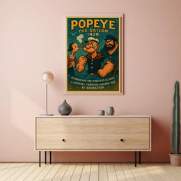 Popeye The Sailor Vintage Poster Print 1929