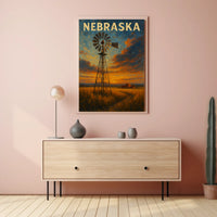 Nebraska Landscape Poster