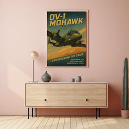 OV-1 Mohawk Engineering the Skies Poster