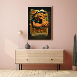Classic Cartoon Hero Pop Culture Poster