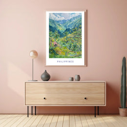 Scenic Terraces of the Philippines Poster PosterGoat