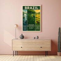 Wonders of Brazil Poster PosterGoat