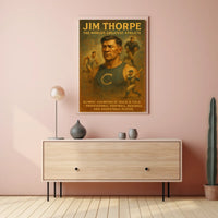 Jim Thorpe The Worlds Greatest Poster 18x24 Wall Art