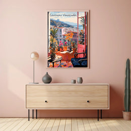 Vibrant Balcony View of Caracas Poster