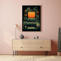 Retro Tech Fusion Poster