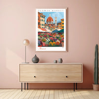 Florence Flower Market 2024 Poster PosterGoat