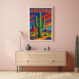 Arizona Desert Landscape Poster