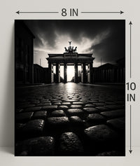 Sunrise At The Brandenburg Gate Poster