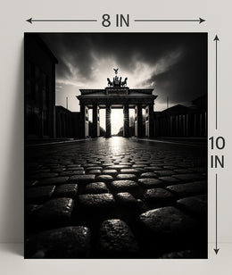 Sunrise At The Brandenburg Gate Poster
