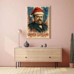 Grover Cleveland 24th President of the United States Christmas SeriesPoster