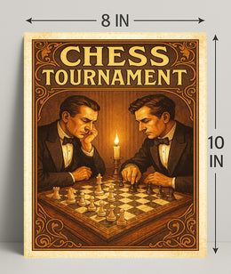 Chess Tournament Poster PosterGoat