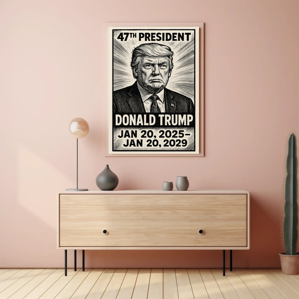 Donald Trump 47th President Poster