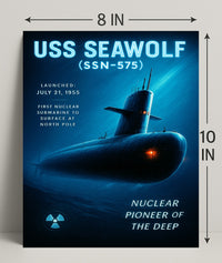 USS Seawolf Nuclear Pioneer Poster PosterGoat