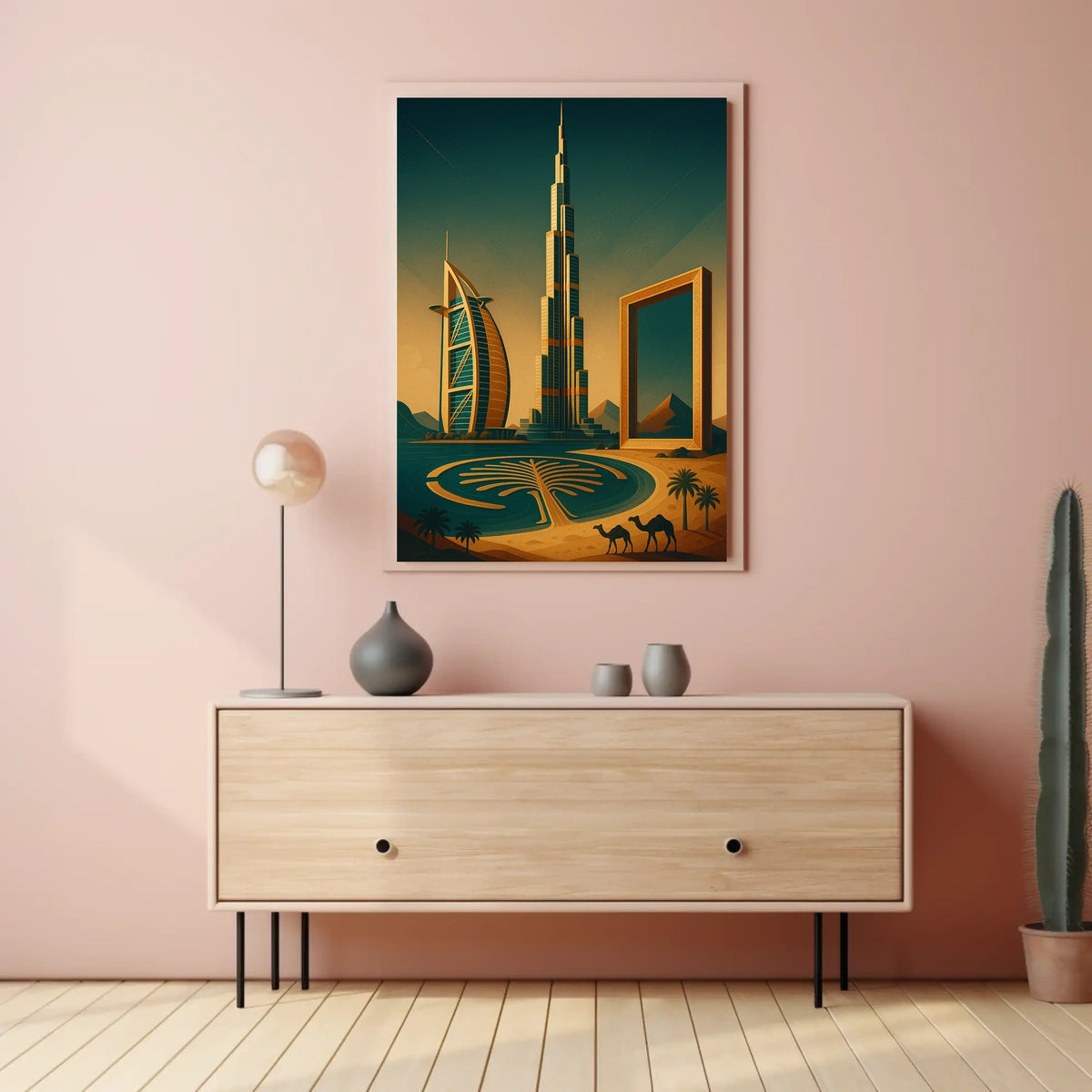 Iconic Landmarks Of Dubai Poster