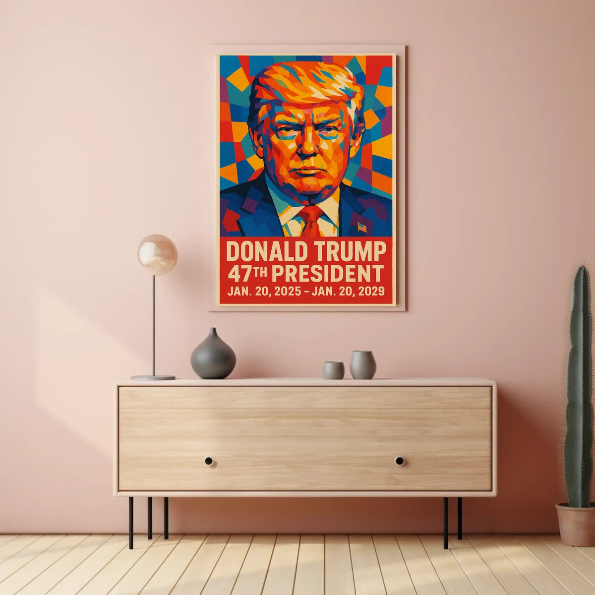 Donald Trump 47th President Poster