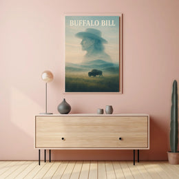 Buffalo Bill American Frontier Animal Poster